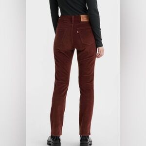 Levi's brown Corduroy High-Rise Pants